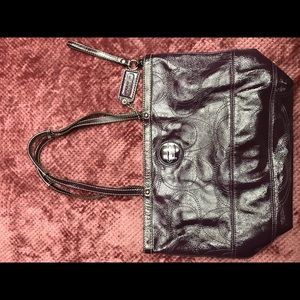 Coach Purple Patent Leather Purse